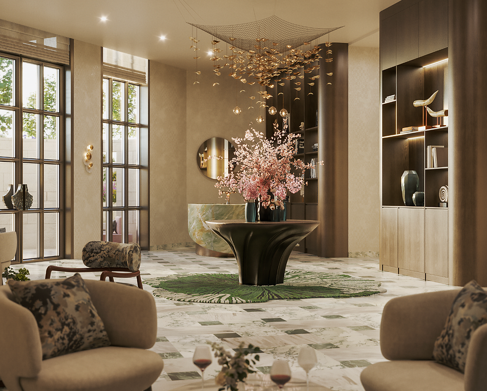 PAVILIA ROSA Rendering