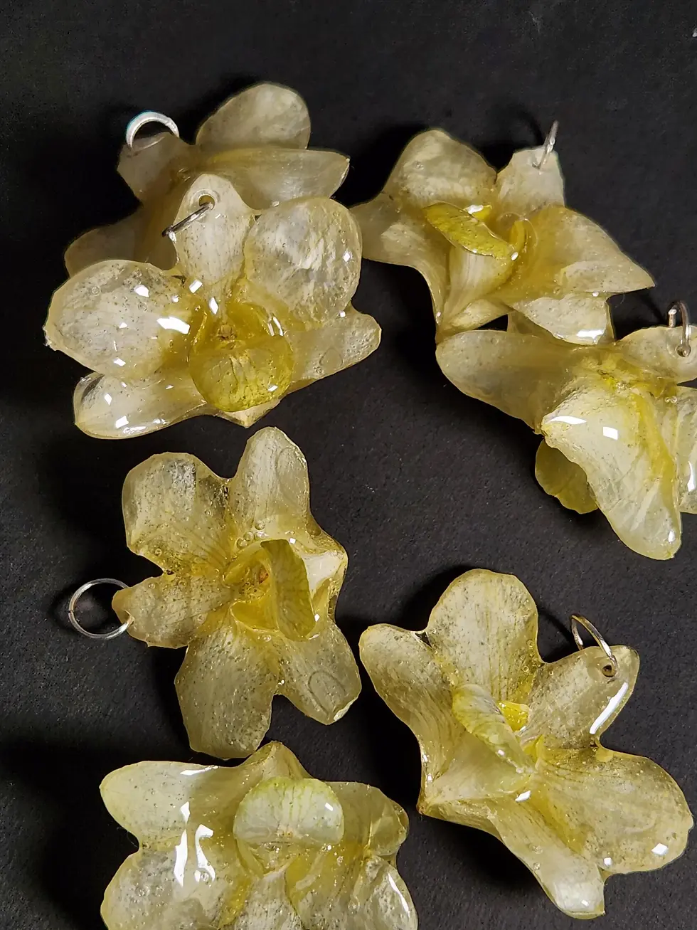 Thumbnail: Lime Orchid Pendant