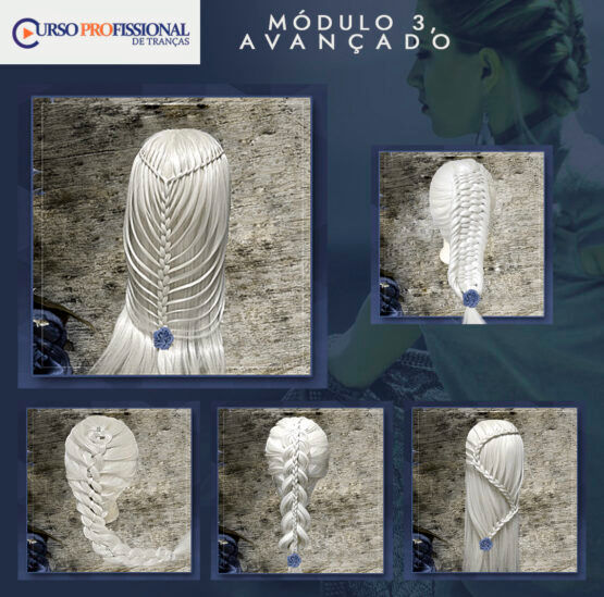 Miniatura: Curso{Profissional} de Tranças Diversas - Bônus Afro