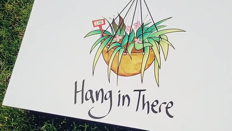 Art Prints: Hang in There