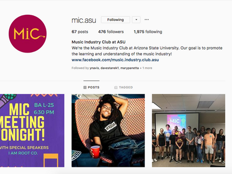 We got to hang out with the Music Industry Club at Arizona State University