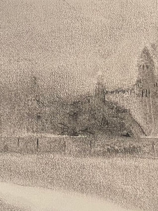 Charcoal landscape