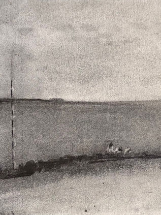 Charcoal landscape