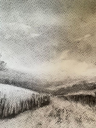Charcoal landscape