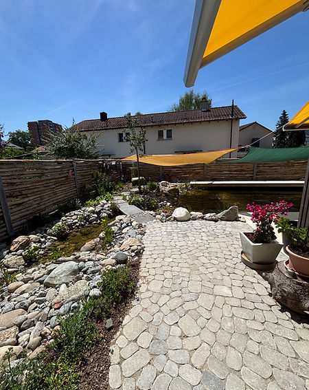 Gartenanlage in Winterthur als Vorarbeiter ausgeführt