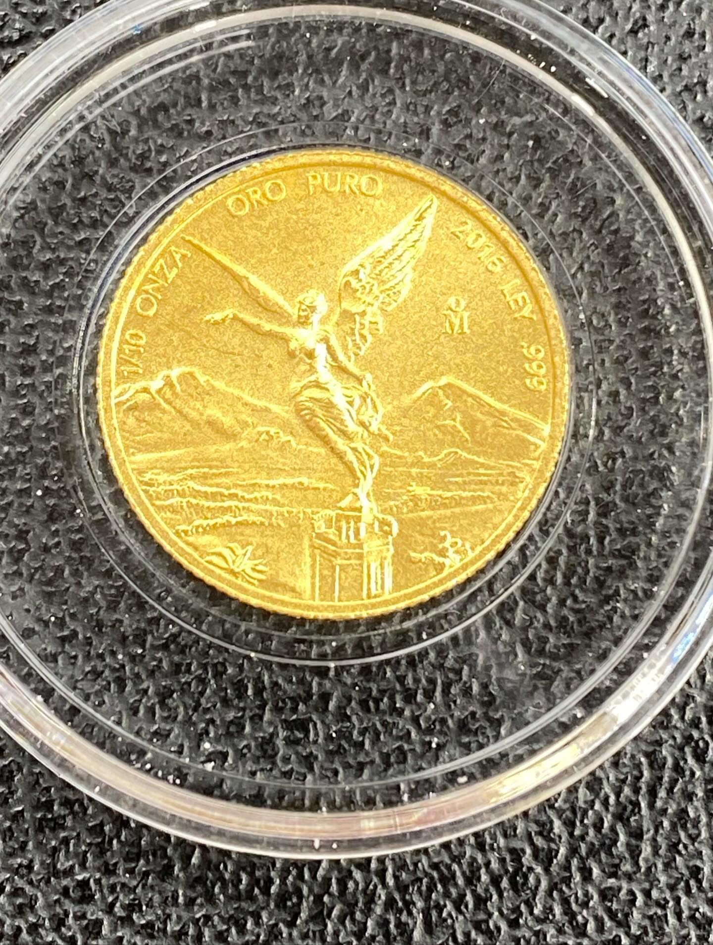 2016 BU 1/10oz libertad gold coin 