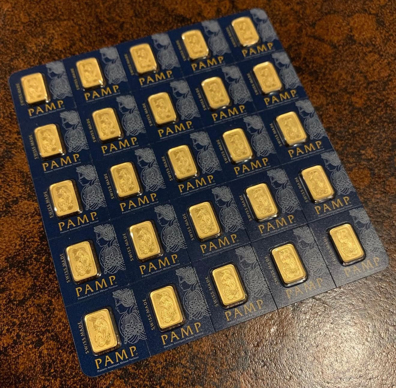25 - PAMP Suisse 1 Gram .9999 GOLD Bars