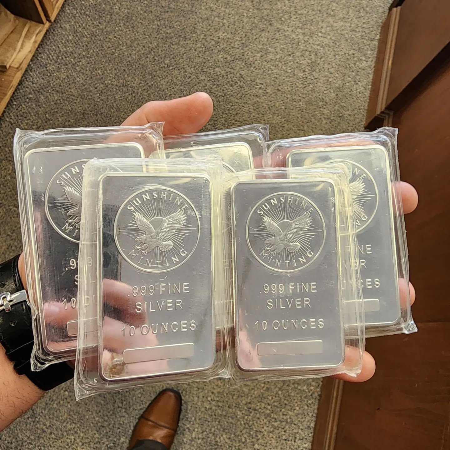 Sunshine Minting 10 oz Silver Bars 