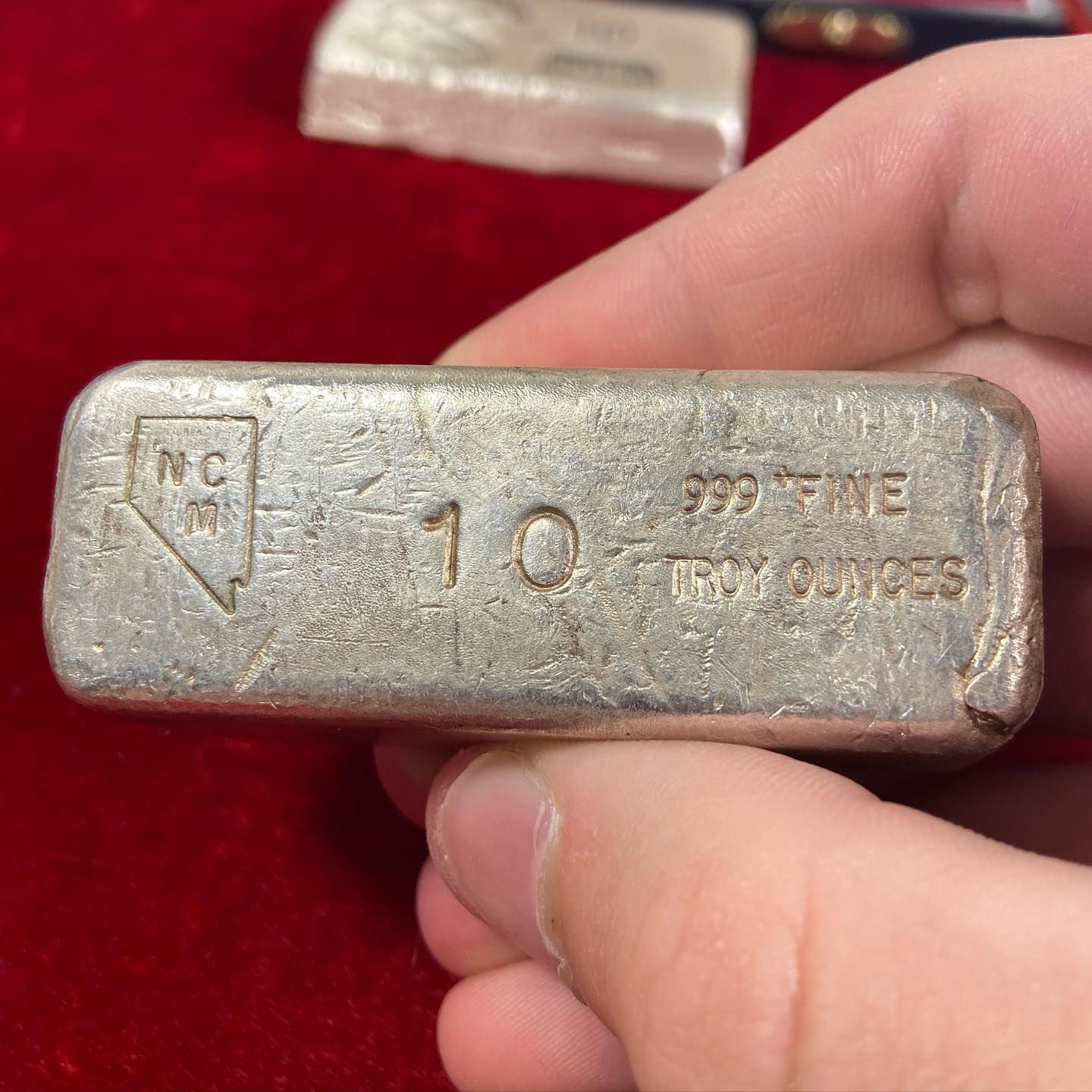 NEVADA COIN MART 10 OZ 999+ FINE SILVER BAR