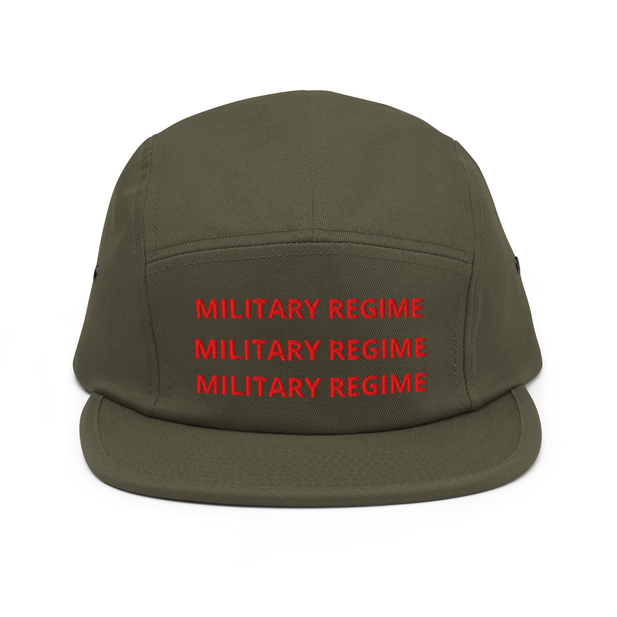 MILITARY REGIME Five Panel Cap GIRAN DISTRICT