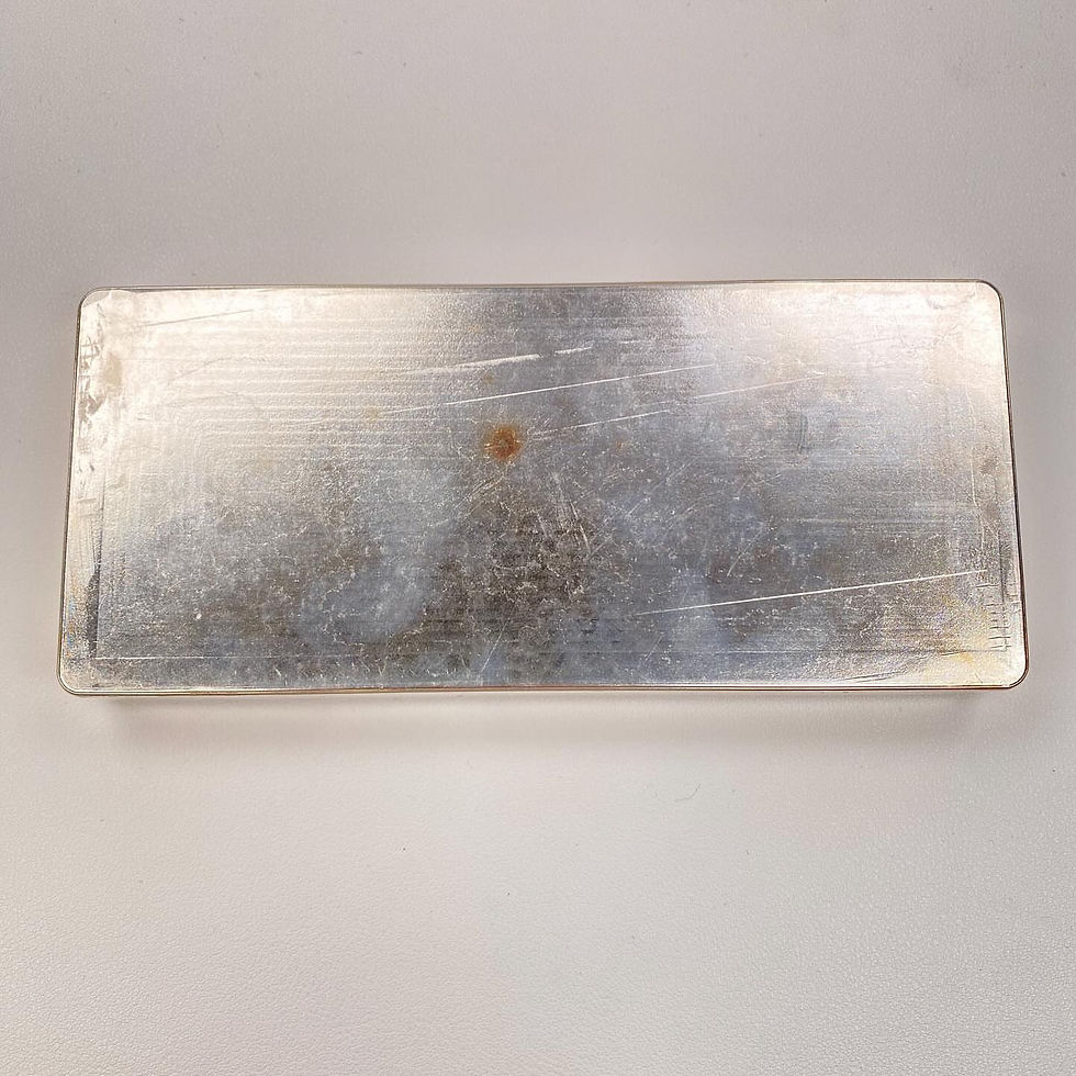 Thumbnail: UNDER MELT! 100 oz pony express silver 999 bar 