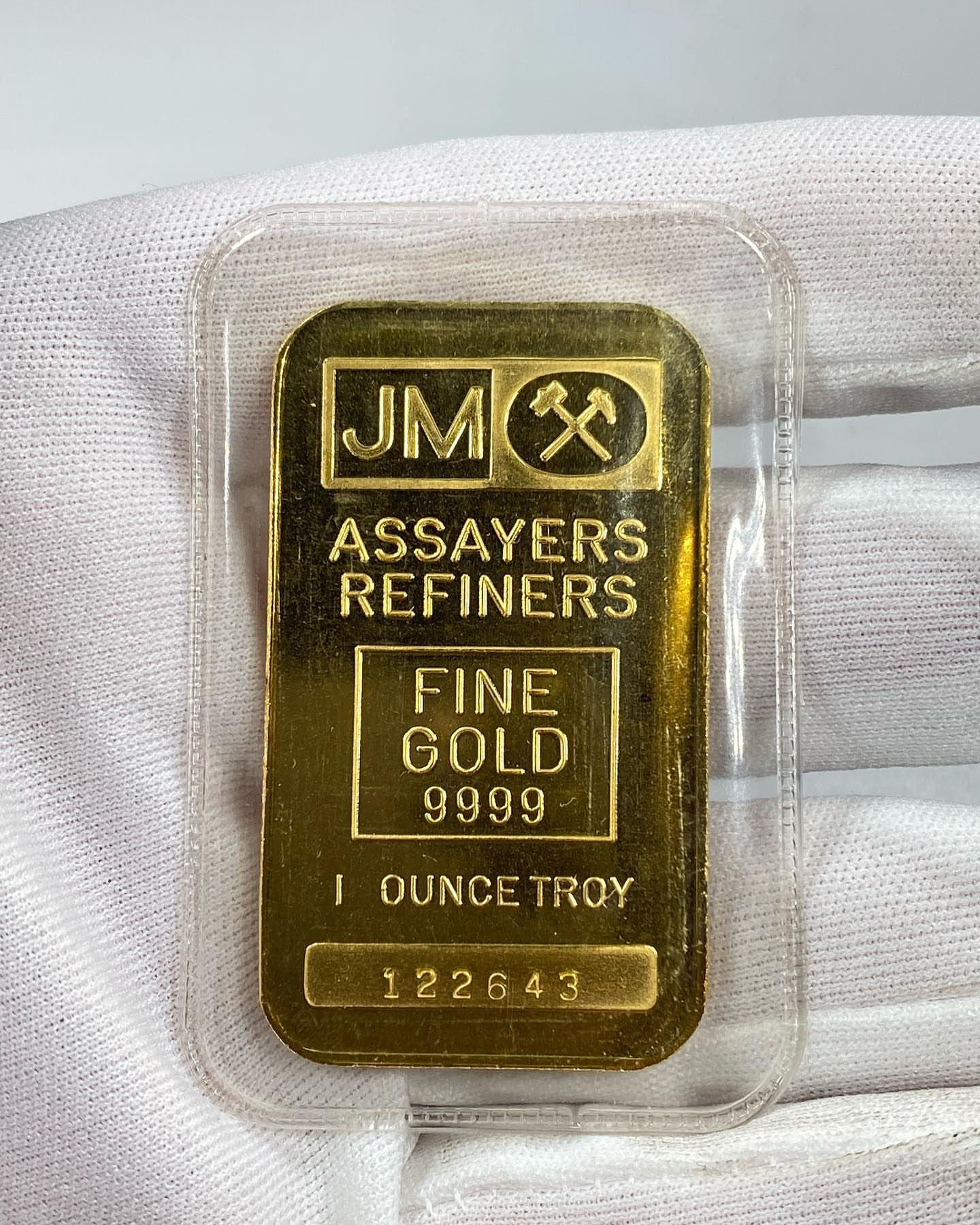 1 oz gold JOHNSON MATTHEY SEALED BAR