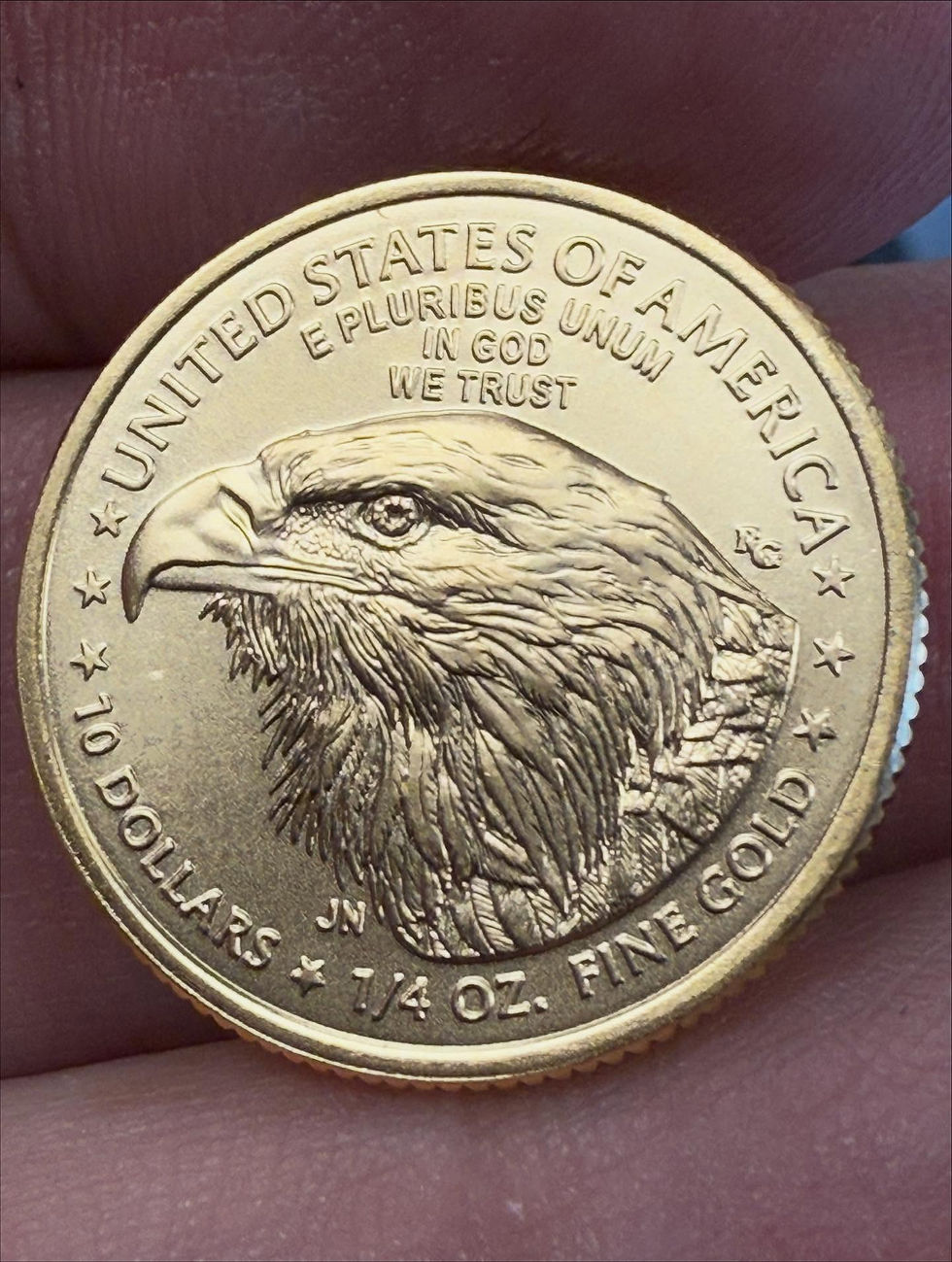 Thumbnail: Offered here is a 1/4 oz Gold American Eagle. 