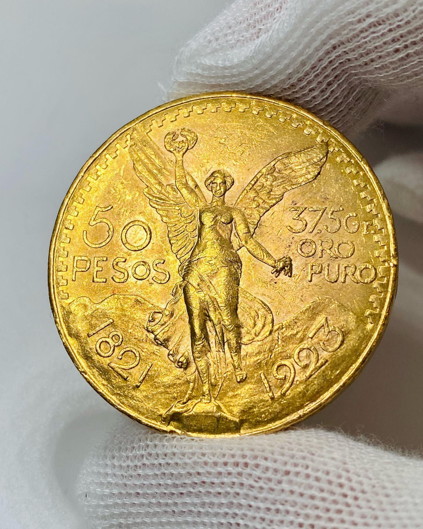 1923 50 pesos Mexican Gold Coin 