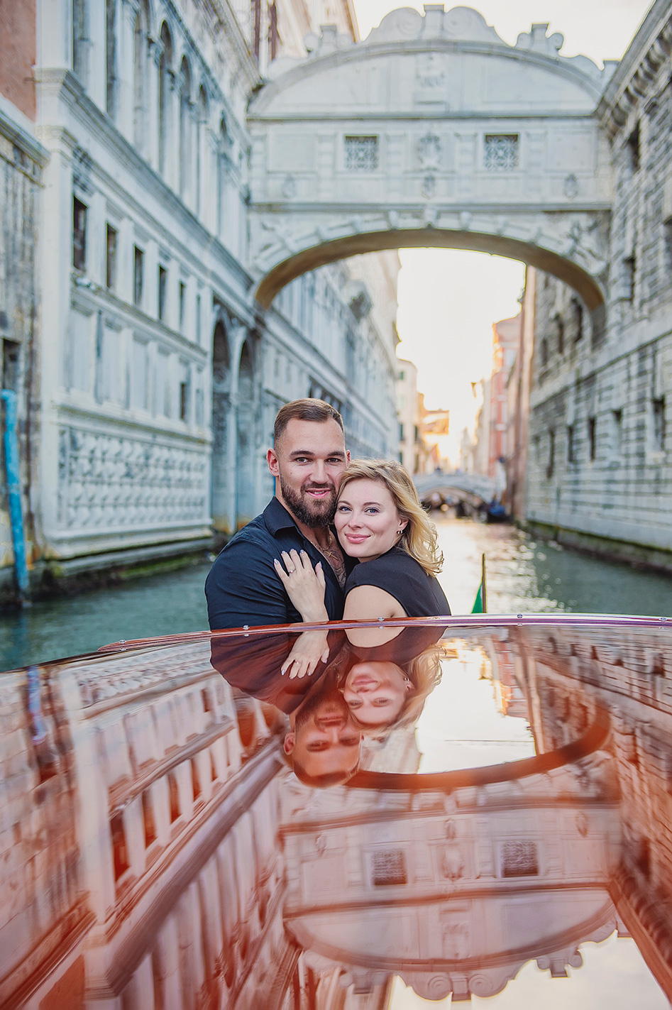 Marriage proposal at San Giorgio Maggiore in Venice