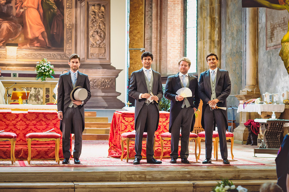 Wedding at the Basilica dei Frari in Venice