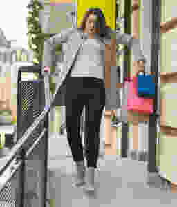 Woman falling