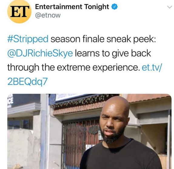 Richie Skye Featured on Entertainment Tonight