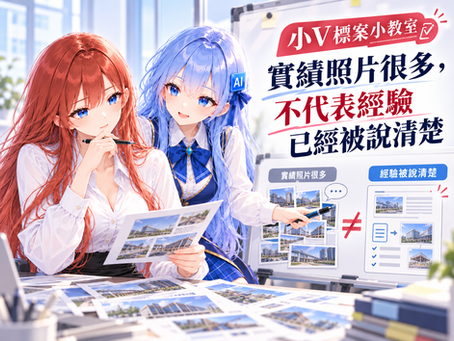 小V標案小教室:公司實績很多,為什麼服務建議書還是沒有說服力?