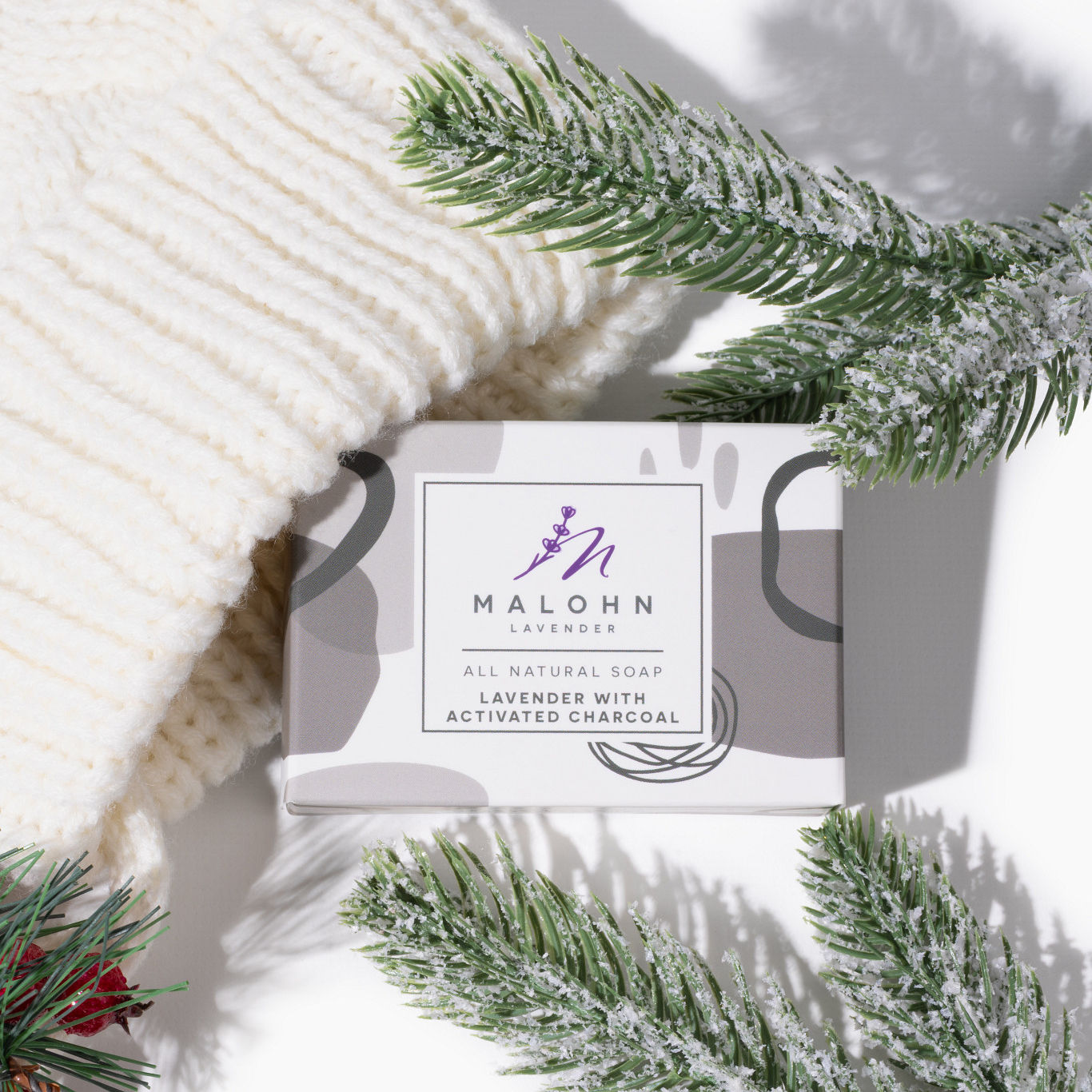 Lavender Charcoal Bar Soap