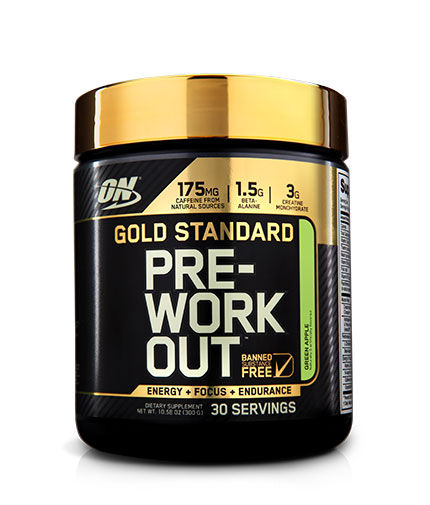 OPTIMUM NUTRITION GOLD STANDARD PRE-WORKOUT / 30 serv. Front View