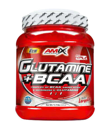 AMIX Glutamine + BCAA Front View