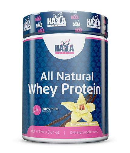 Суроватъчен протеин Haya Labs 100% Pure All Natural Whey Protein / Ванилия Front View