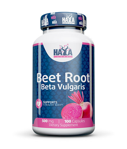 HAYA LABS Beet root /Beta Vulgaris/ 500mg / 100 Caps Front View