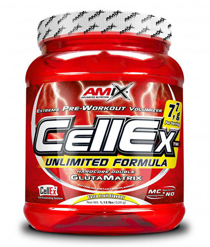 AMIX CellEx ® Unlimited Powder 520g. Front View