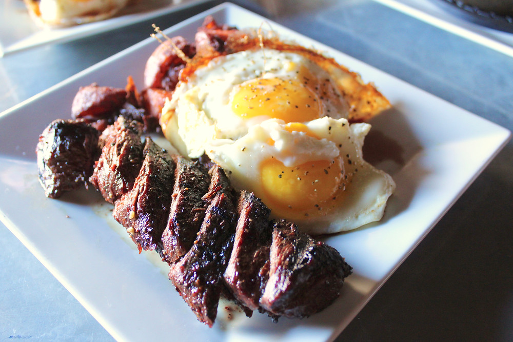Hangar Steak Eggs 4 Eat & Drink
