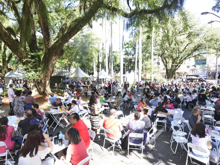 Praça Carlos Gomes, em Campinas, recebe maior festival de gastronomia do mundo