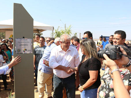 Inaugurada Praça de 5 mil metros quadrados no Jardim Monte Cristo