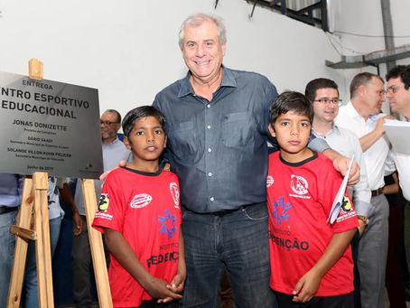 Bernardelli participa da entrega de Centro Esportivo Educacional no Jardim São José