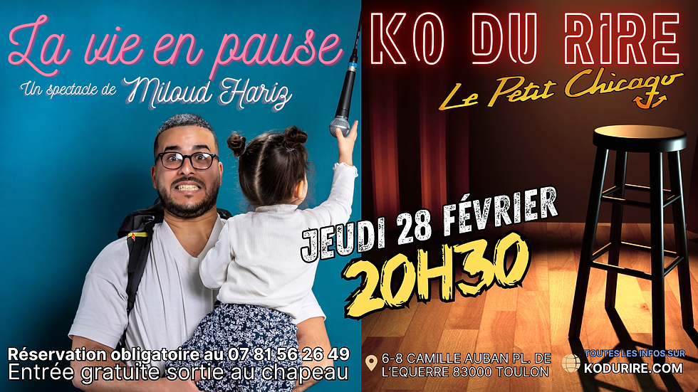 spectacle de Miloud Harriz au petit chicago
