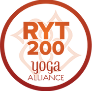 Registered yoga teacher badge