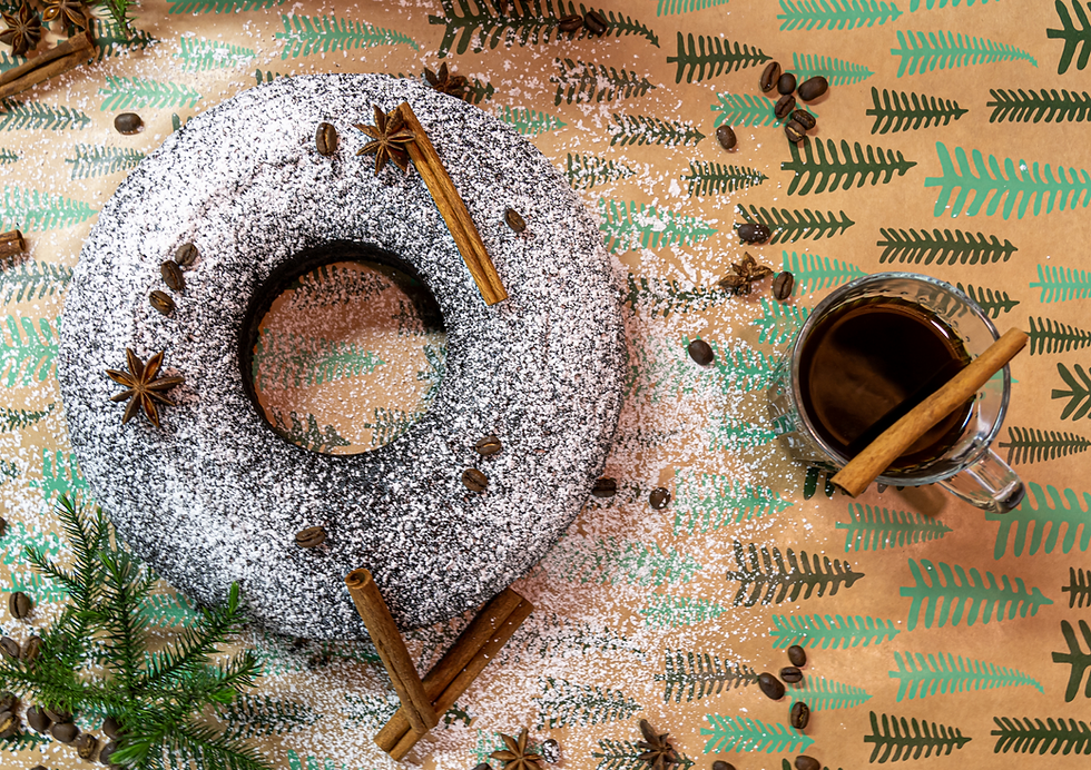 Chocolate bundt cake.