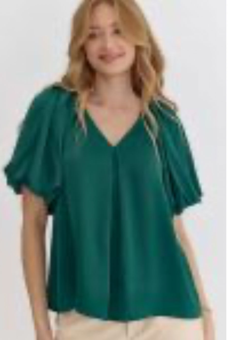 Entro hunter green top