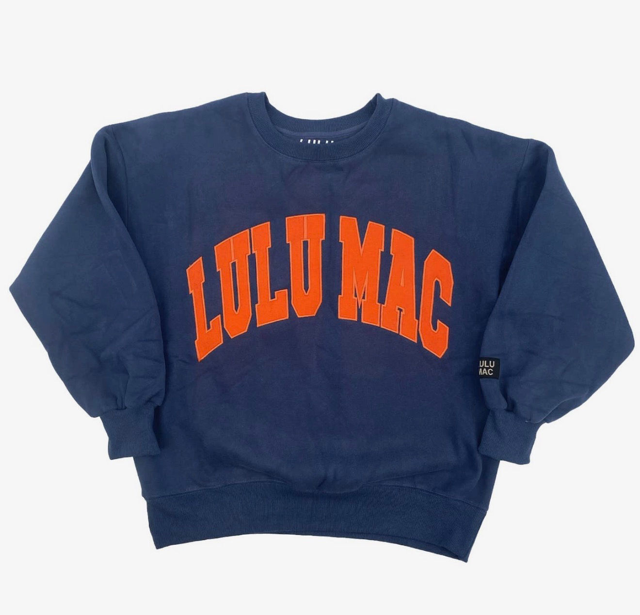 LULU MAC navy/orange sweatshirt