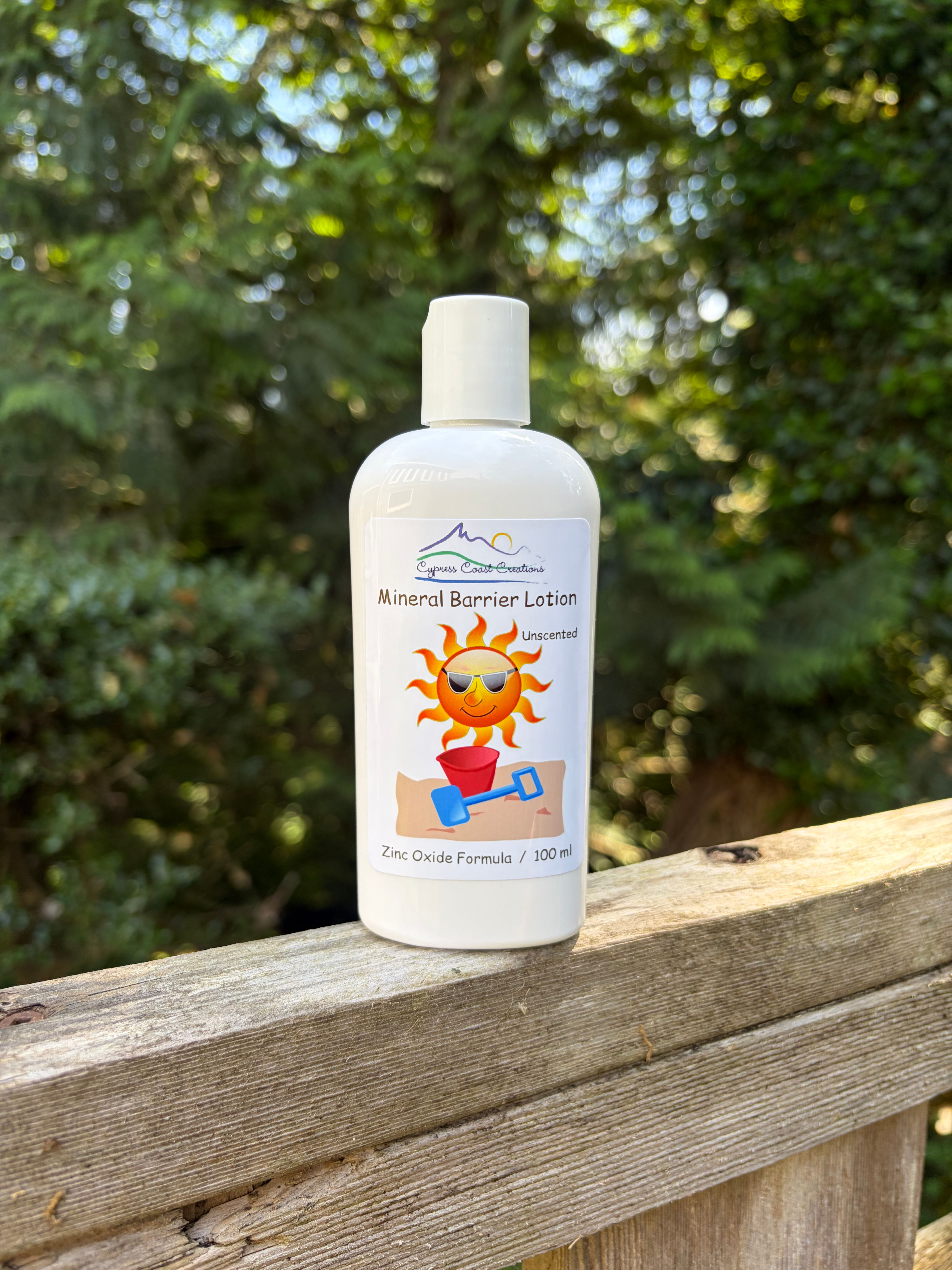 Cypress Coast Creations Mineral Barrier Lotion