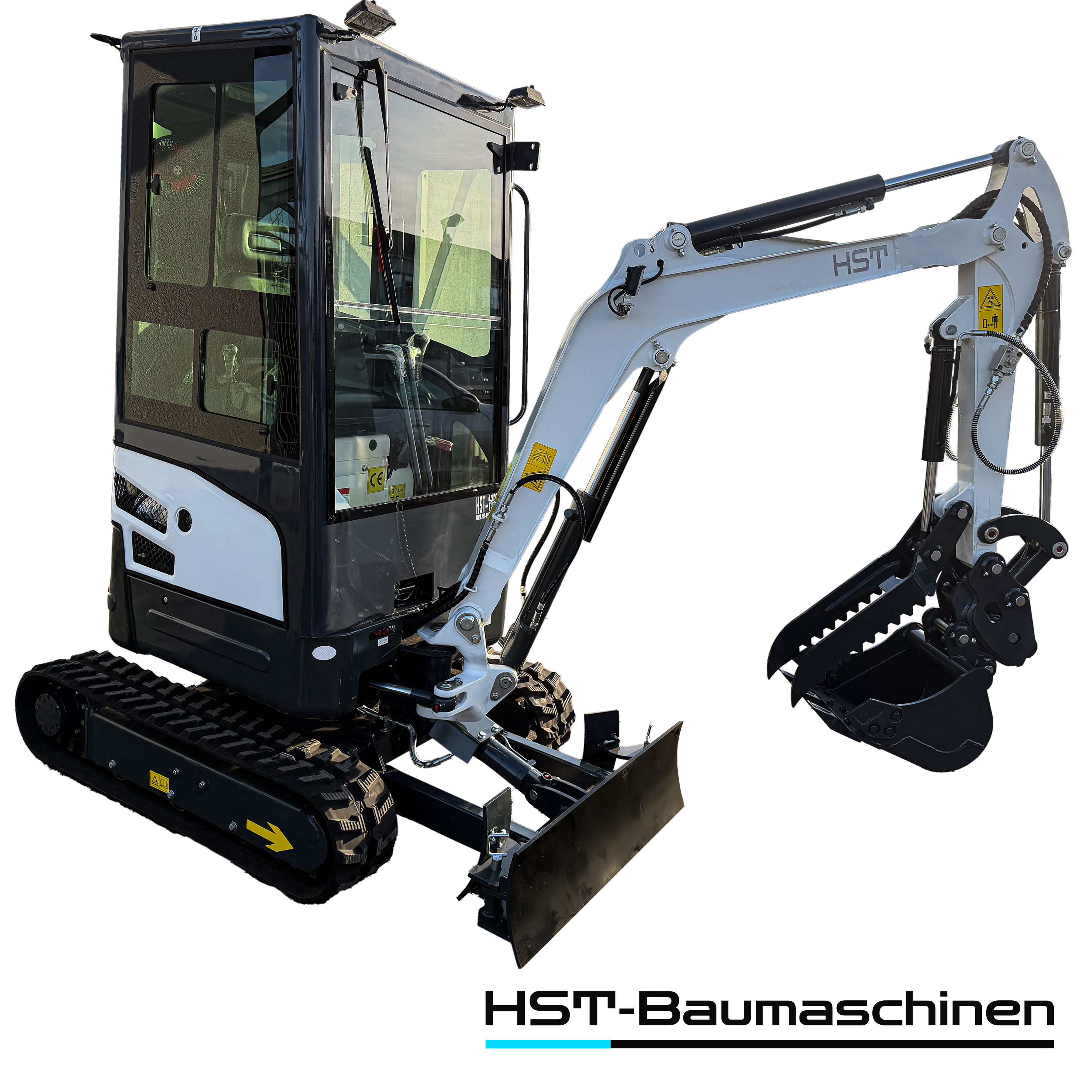 HST-17 PRO, Minibagger mit Kabine, 1,7 T