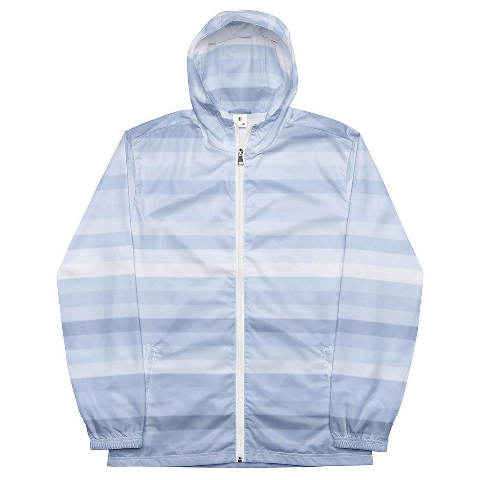 Miniatura: Men’s Tropical Foggy Blue Windbreaker
