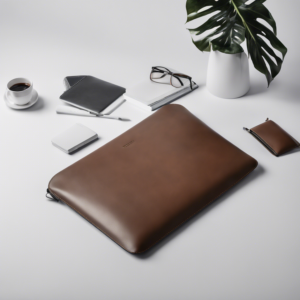 Slim Leather Laptop Sleeve