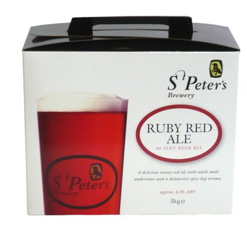 St peters ruby red ale Morley Home Brew
