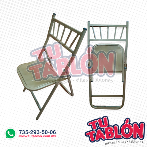 Silla Plegable Modelo Tiffany Laminada