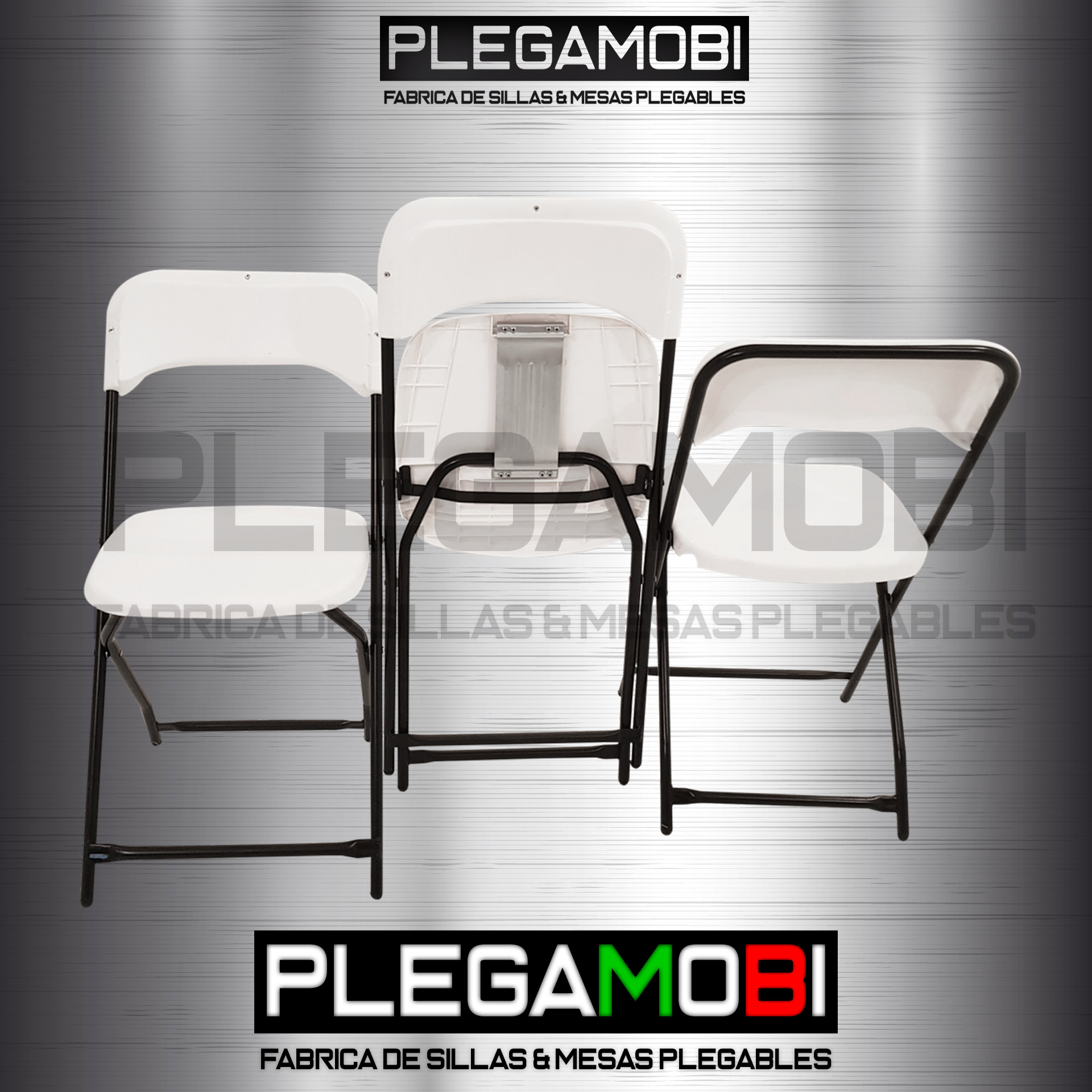SILLA PLEGABLE REFORZADA CON ASIENTO Y R