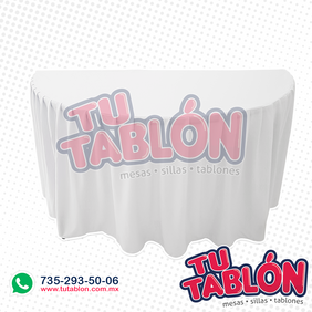 Bambalina Para Mesa Media Luna