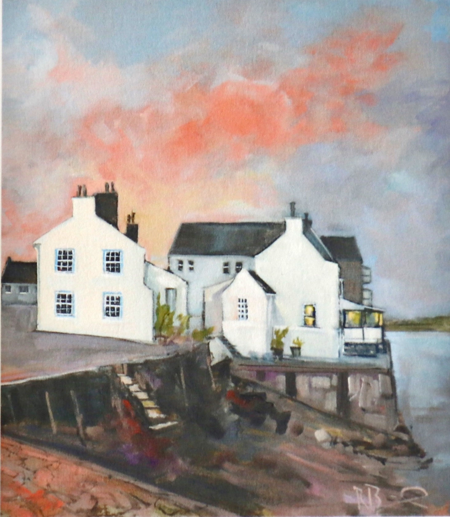 Kirkcudbright Evening mini print