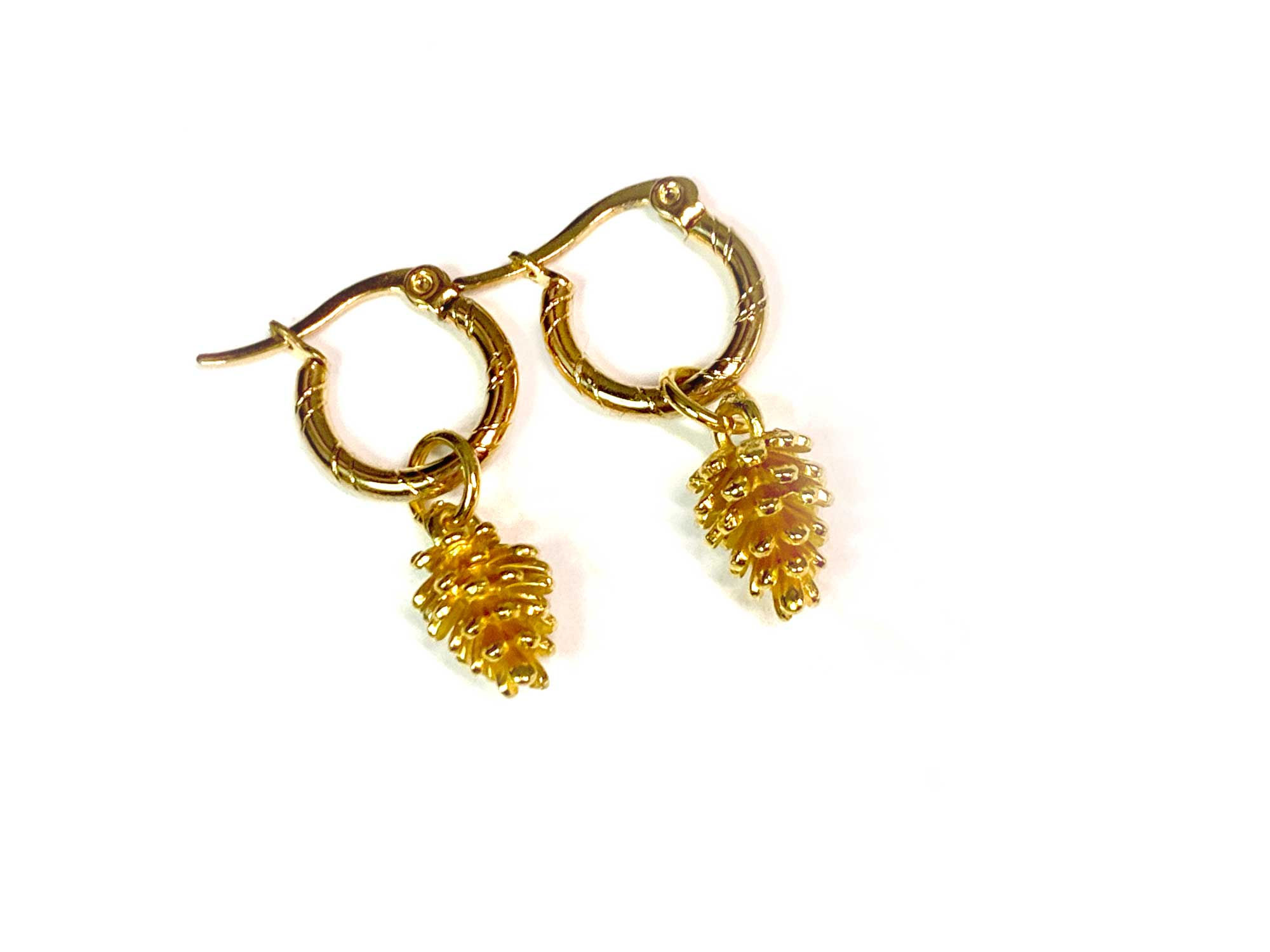 Creolen "Zapfen" gold