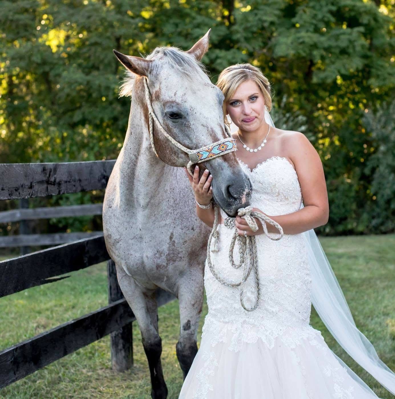 Virginia and a Horse