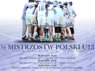 Terminarz 1/2 mistrzostw Polski U13.